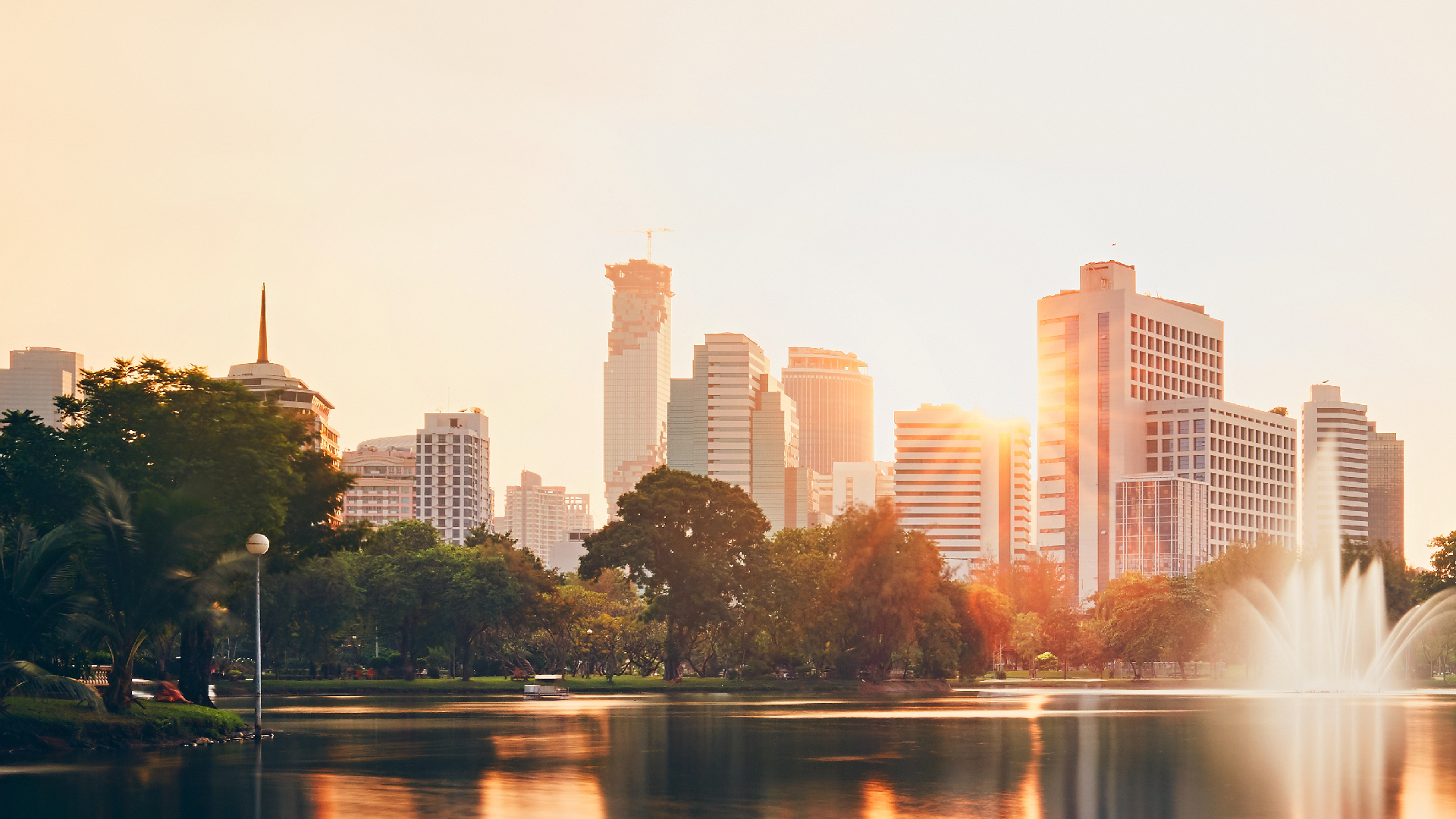 Skyline von Thailand
